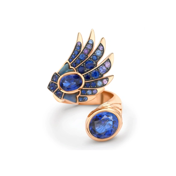 Boodles The Palace Collection Raven's Watch Gemini Sapphire Ring | Fine Rings | Coveti