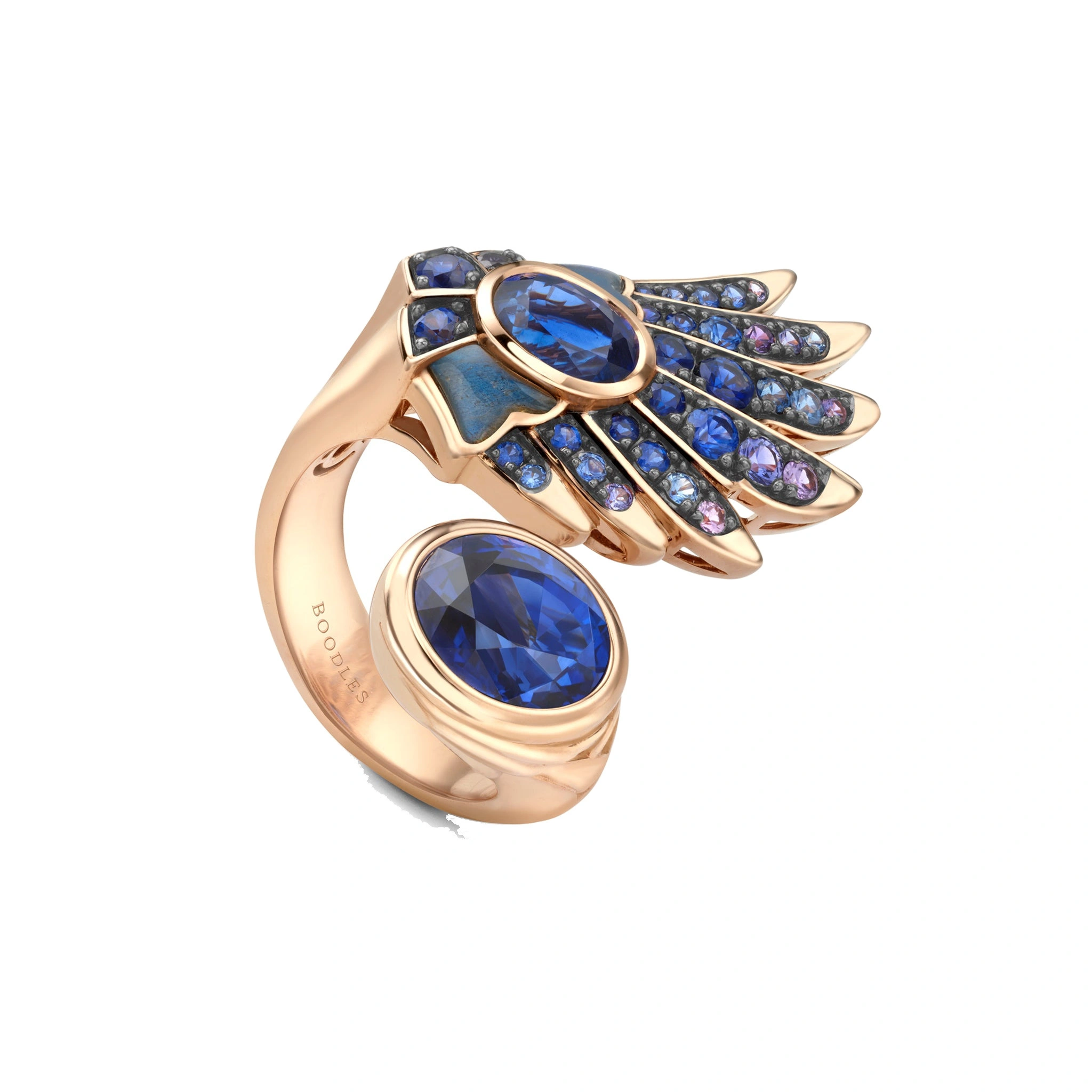 Boodles The Palace Collection Raven's Watch Gemini Sapphire Ring Boodles The Palace Collection Raven's Watch Gemini Sapphire Ring | Fine Rings | Coveti
