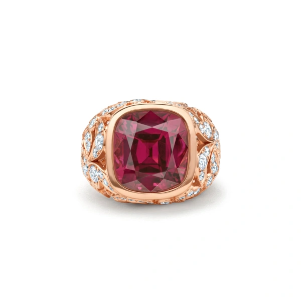 Boodles The Palace Collection Royal Damask Hessonite Garnet Ring | Fine Rings | Coveti