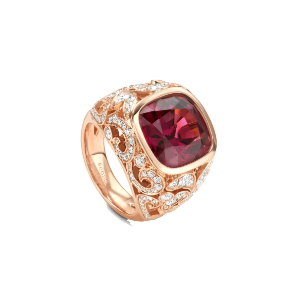 Boodles The Palace Collection Royal Damask Hessonite Garnet Ring | Fine Rings | Coveti