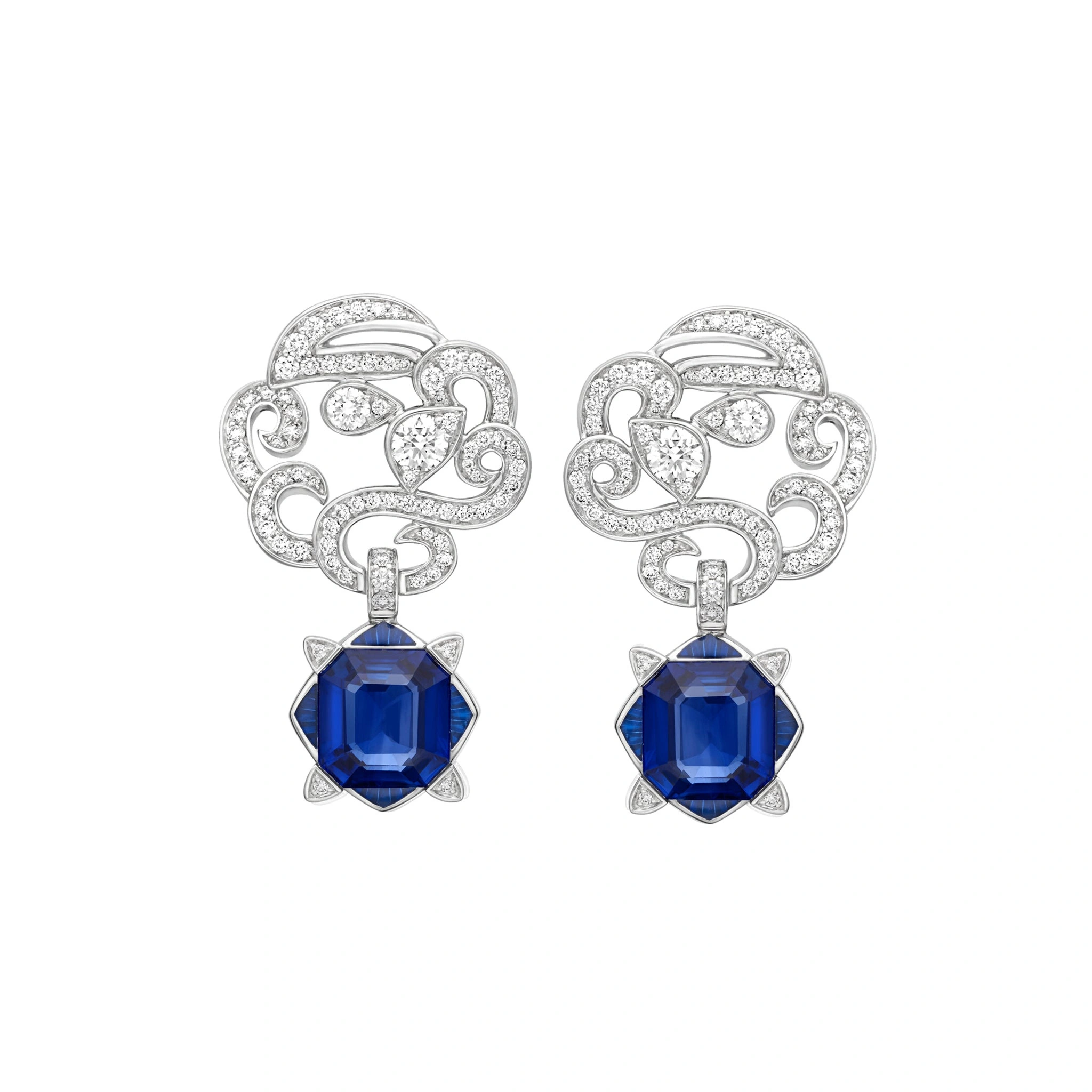 Boodles The Palace Collection Royal Porcelain Platinum Earrings Boodles The Palace Collection Royal Porcelain Platinum Earrings | Fine Earrings | Coveti