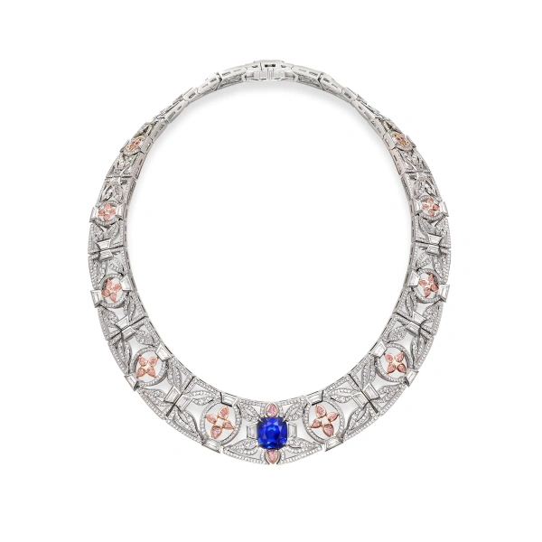 Boodles The Palace Collection Royal Porcelain Sapphire Collar | Fine Necklaces | Coveti