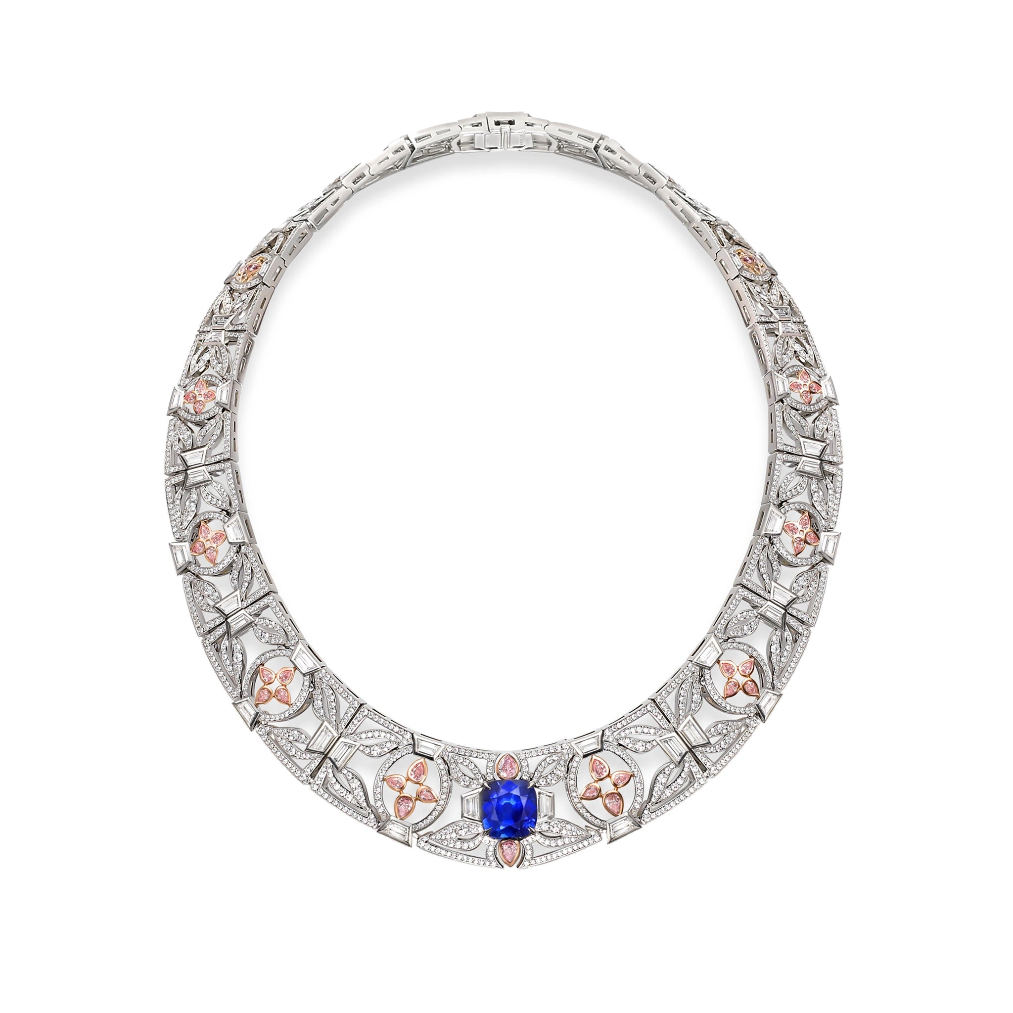 Boodles The Palace Collection Royal Porcelain Sapphire Collar Boodles The Palace Collection Royal Porcelain Sapphire Collar | Fine Necklaces | Coveti