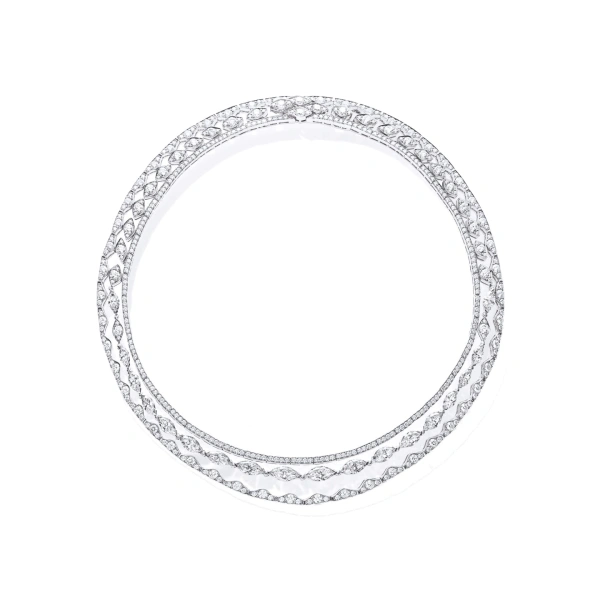 Boodles The Tide Triple Row Diamond Collar | Fine Necklaces | Coveti