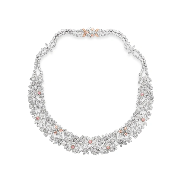 Boodles The Townhouse Platinum Diamond Collar | Fine Necklaces | Coveti