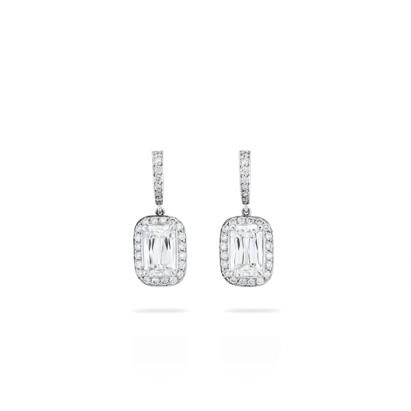 Boodles Vintage Ashoka Diamond Drop Earrings | Fine Earrings | Coveti