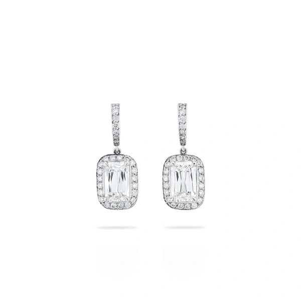 Boodles Vintage Ashoka Diamond Drop Earrings | Fine Earrings | Coveti
