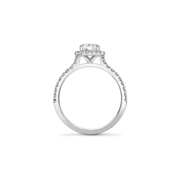 Boodles Vintage Cushion Diamond Platinum Engagement Ring | Fine Rings | Coveti