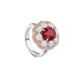 Boodles Vintage Oval Cut Ruby Ring | Fine Rings | Coveti