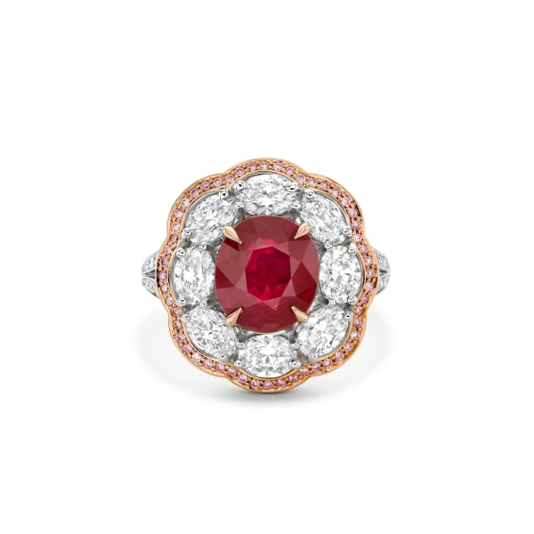 Boodles Vintage Oval Cut Ruby Ring | Fine Rings | Coveti