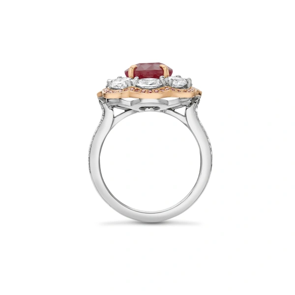 Boodles Vintage Oval Cut Ruby Ring | Fine Rings | Coveti