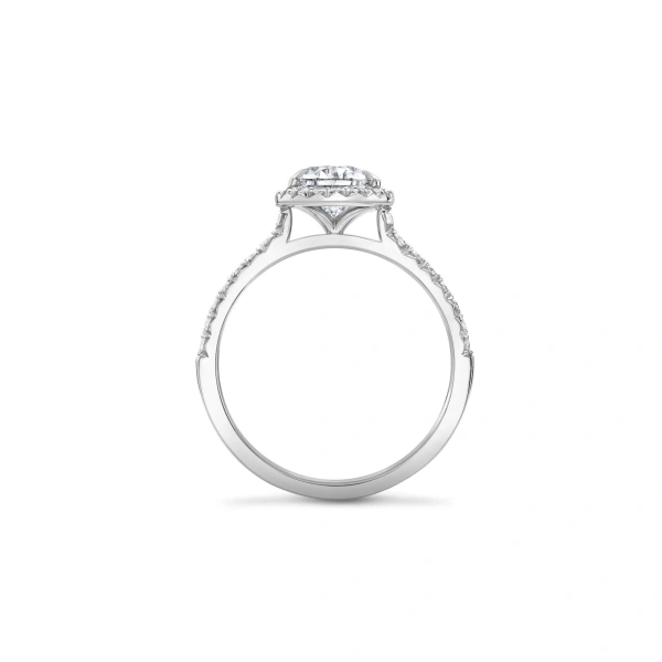 Boodles Vintage Pear Cut Platinum Diamond Engagement Ring | Fine Rings | Coveti