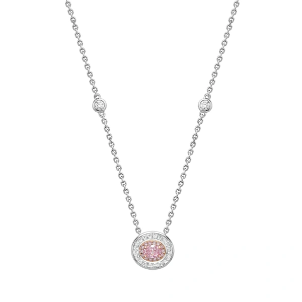 Vintage Pink Diamond Pendant