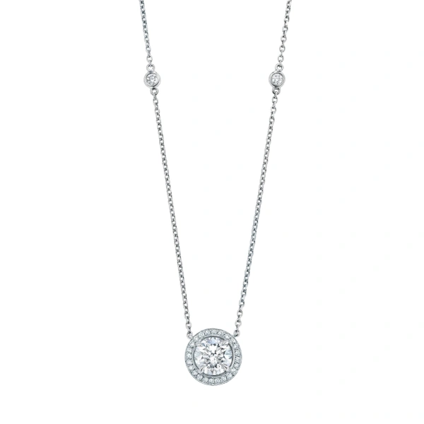 Boodles Vintage Round Brilliant Cut Diamond Pendant | Fine Necklaces | Coveti