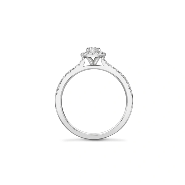 Boodles Vintage Round Platinum Diamond Engagement Ring 0.25 Carat | Fine Rings | Coveti