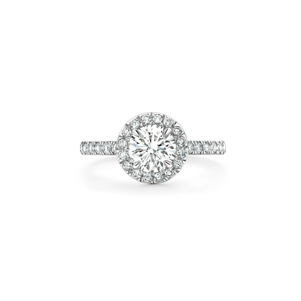 Boodles Vintage Round Platinum Diamond Engagement Ring | Fine Rings | Coveti