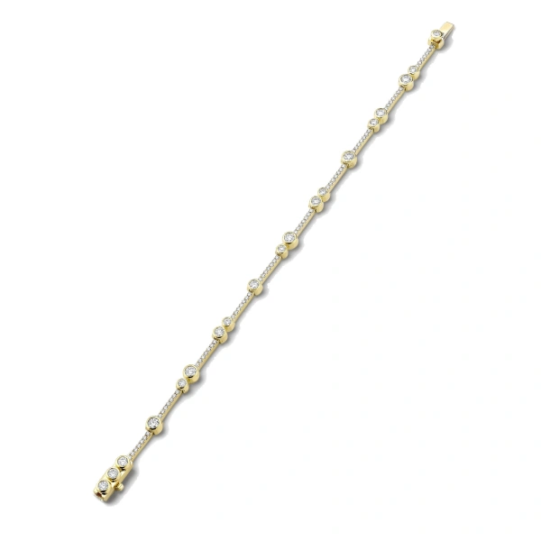 Boodles Waterfall Yellow Gold Diamond Bracelet | Fine Bracelets | Coveti