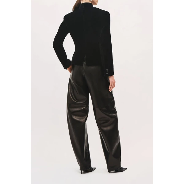 Brandon Maxwell Alora Jacket in Black | Blazers | Coveti