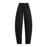 Brandon Maxwell Dean Pant in Black Washed Cotton | Coveti