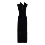 Brandon Maxwell Farren Dress in Black | Coveti
