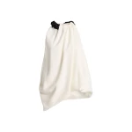 Brandon Maxwell Haze Top in Ivory and Black | Coveti
