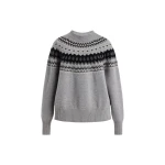Brandon Maxwell Joanna Sweater in Fair Isle | Coveti