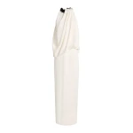 Brandon Maxwell Petra Gown in Ivory and Black | Coveti