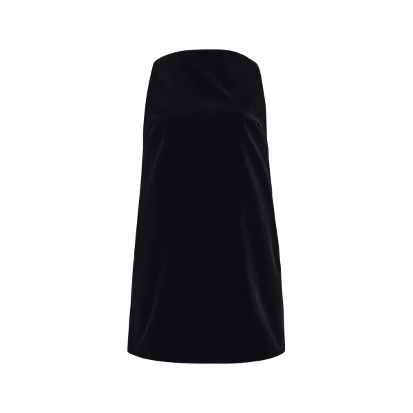 Brandon Maxwell Sable Mini Dress in Black | Coveti
