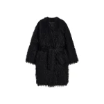 Brandon Maxwell Sabrina Coat in Black | Coveti