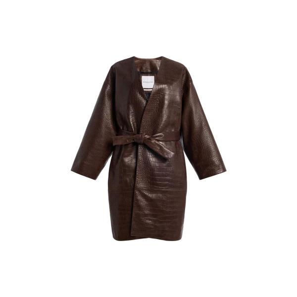 Trinity Coat in Light Brown