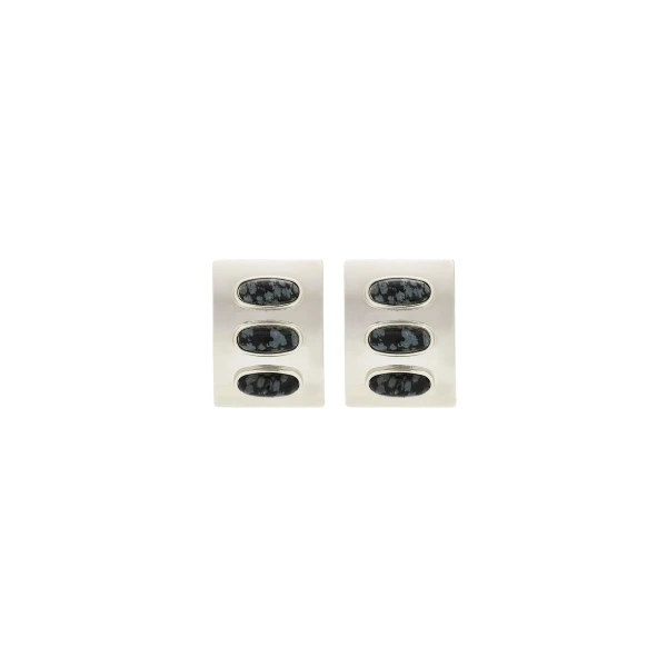 Brandon Maxwell Trove Earrings in Snowflake | Coveti