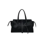 Brandon Maxwell Vance Weekender Bag in Black Calf Hair | Coveti