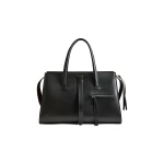 Brandon Maxwell Vance Weekender Bag in Black Leather | Coveti