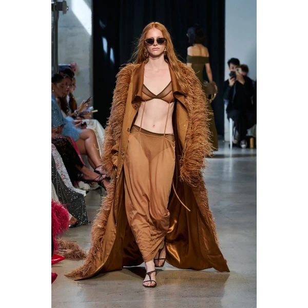 Bronx and Banco Amira Brown Two Piece Dress | Maxi Dresses | Coveti