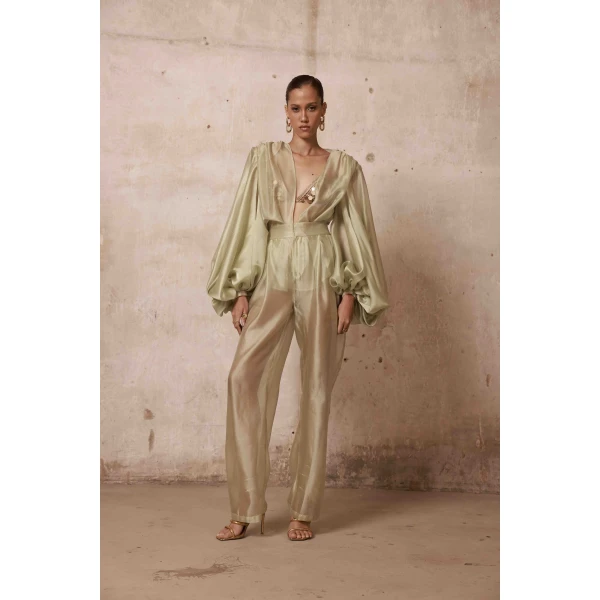 Bronx and Banco Ashanti Organza Bodysuit | Bodysuit | Coveti