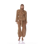 Bronx and Banco Hayden Suede Belted Jacket | Jackets | Coveti