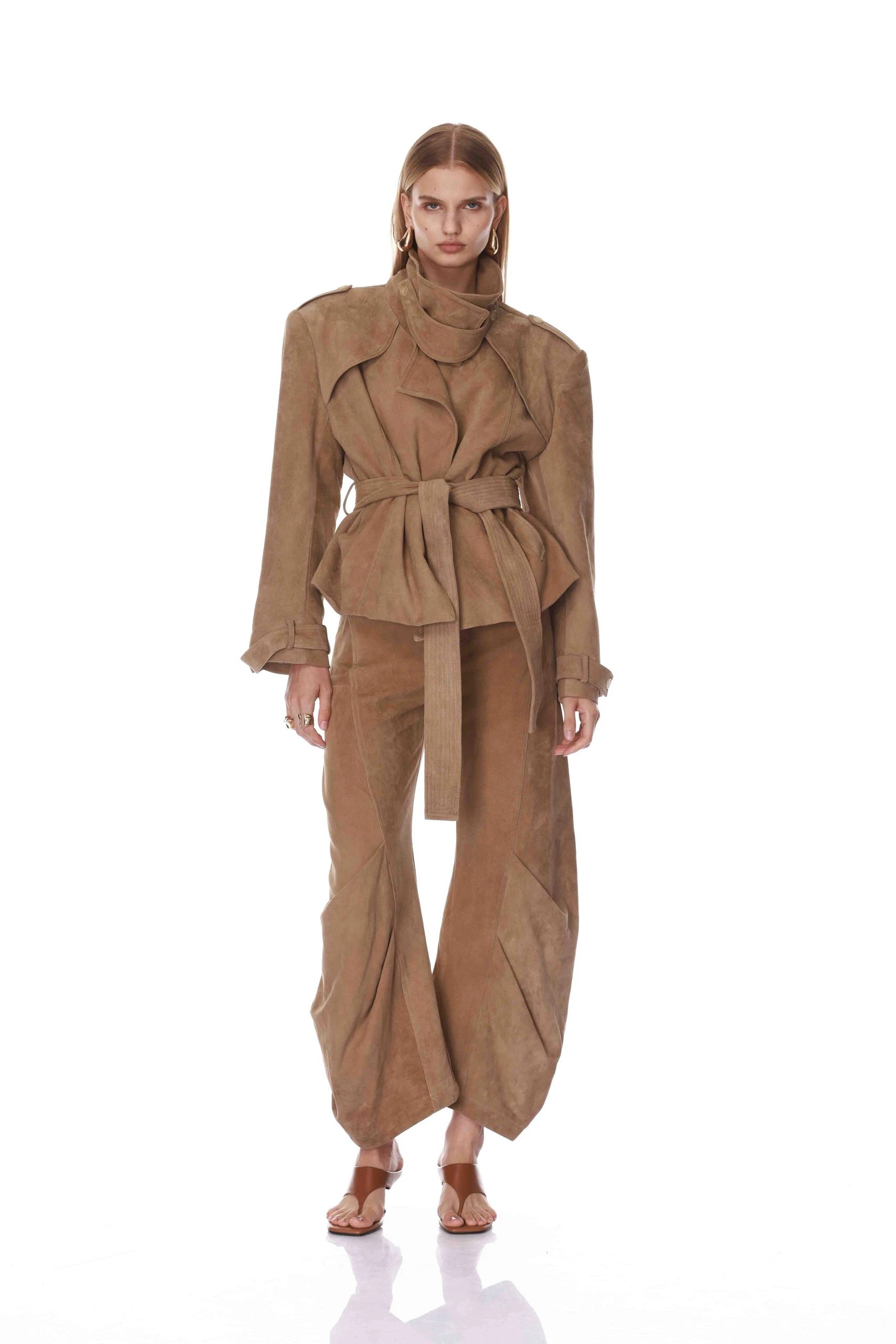 Bronx and Banco Hayden Suede Belted Jacket 2 Bronx and Banco Hayden Suede Belted Jacket | Jackets | Coveti