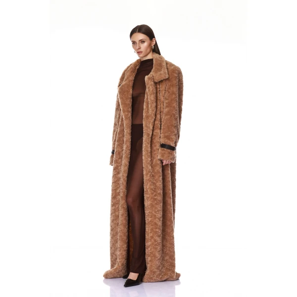 Bronx and Banco Long Teddy Coat | Coats | Coveti