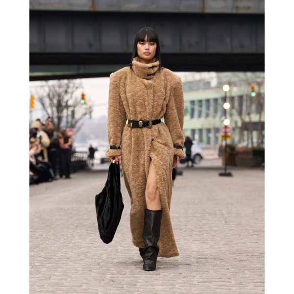 Bronx and Banco Long Teddy Coat | Coats | Coveti