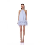 Bronx and Banco Madeline Diamond Halterneck Mini | Mini Dresses | Coveti