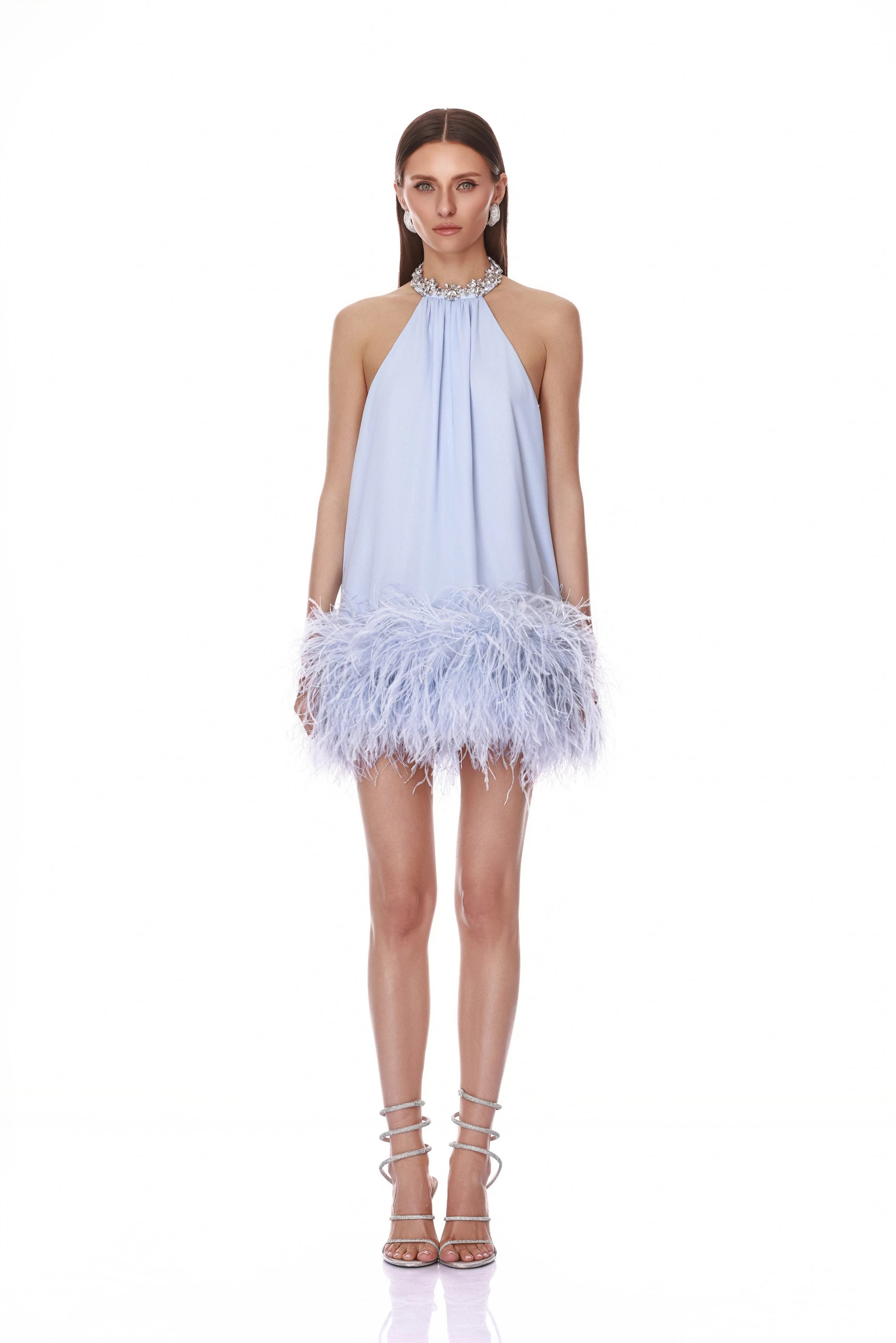 Bronx and Banco Madeline Diamond Halterneck Mini 1 Bronx and Banco Madeline Diamond Halterneck Mini | Mini Dresses | Coveti