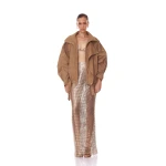 Bronx and Banco Oasis Khaki Eco Suede Jacket | Jackets | Coveti