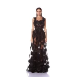 Bronx and Banco Rosalie Noir Gown | Evening Gowns | Coveti