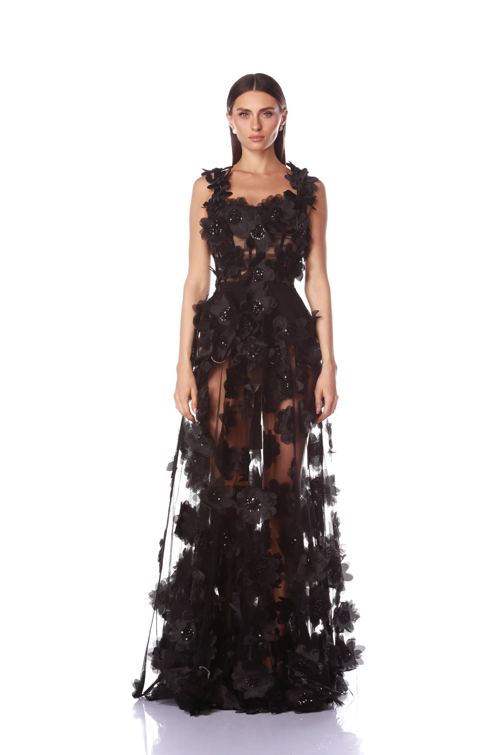 Bronx and Banco Rosalie Noir Gown 1 Bronx and Banco Rosalie Noir Gown | Evening Gowns | Coveti