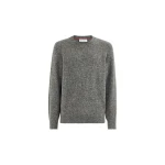 Brunello Cucinelli Alpaca-blend sweater in Anthracite | Knitwear | Coveti
