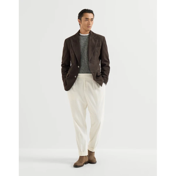 Brunello Cucinelli Alpaca-blend sweater in Anthracite, view 6 | Knitwear | Coveti