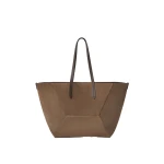 Brunello Cucinelli BC Duo bag in suede with monili in Bark