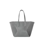Brunello Cucinelli BC Duo bag in suede with monili in Stone Grey