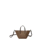 Brunello Cucinelli BC Duo mini bag in suede with monili in Bark