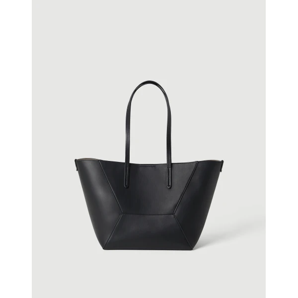 BC Duo small bag in calfskin with monili in Black - Image 2